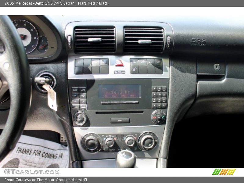 Mars Red / Black 2005 Mercedes-Benz C 55 AMG Sedan