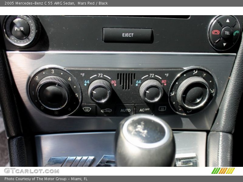 Mars Red / Black 2005 Mercedes-Benz C 55 AMG Sedan