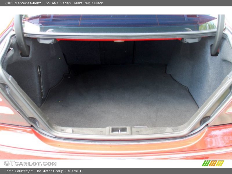 Mars Red / Black 2005 Mercedes-Benz C 55 AMG Sedan