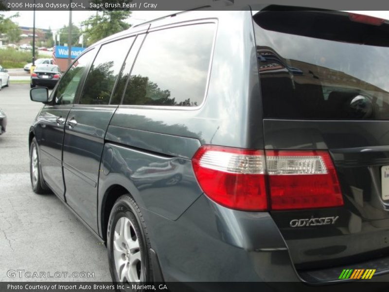 Sage Brush Pearl / Gray 2006 Honda Odyssey EX-L