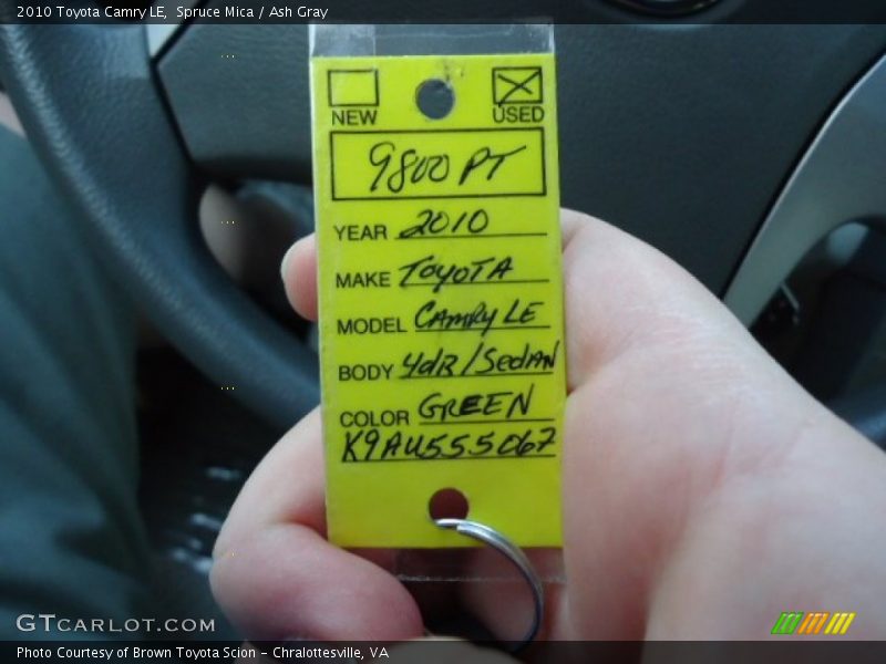 Spruce Mica / Ash Gray 2010 Toyota Camry LE