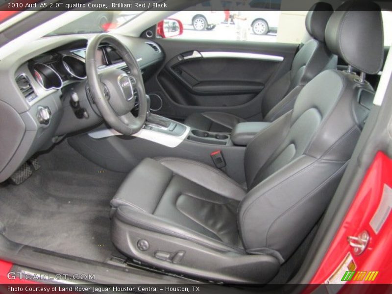 Brilliant Red / Black 2010 Audi A5 2.0T quattro Coupe