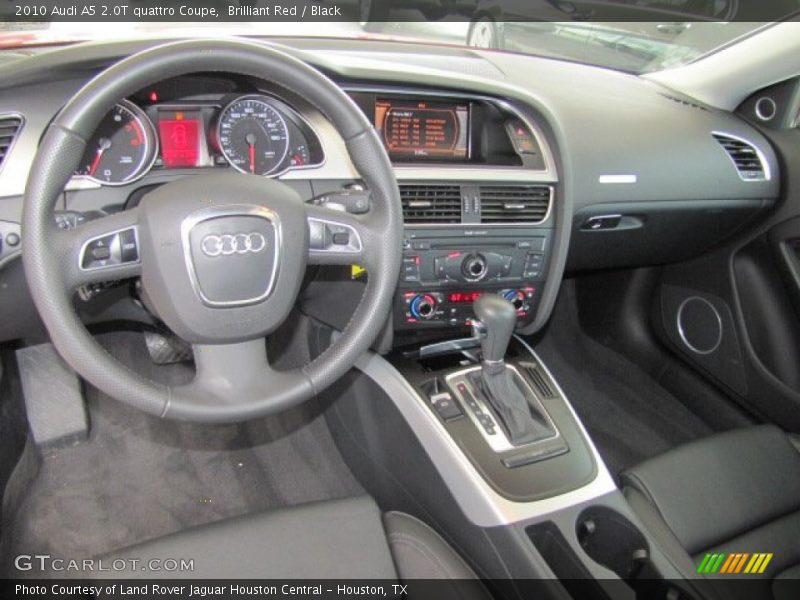Brilliant Red / Black 2010 Audi A5 2.0T quattro Coupe