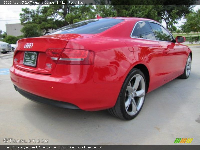 Brilliant Red / Black 2010 Audi A5 2.0T quattro Coupe