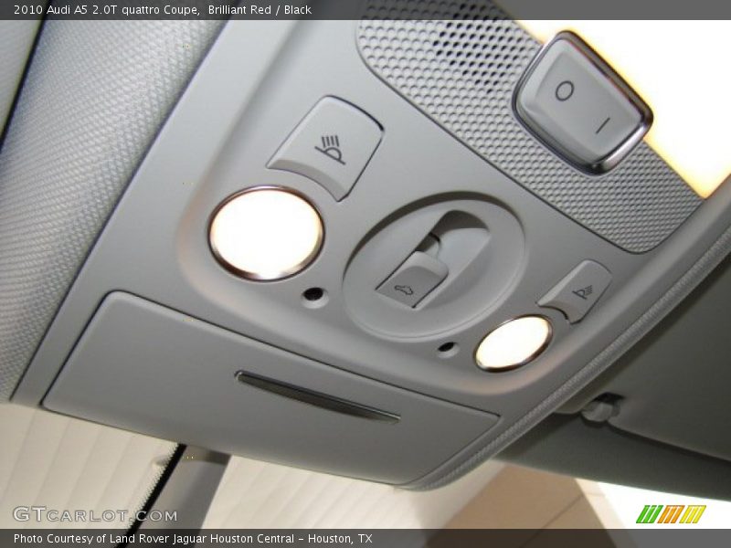 Controls of 2010 A5 2.0T quattro Coupe