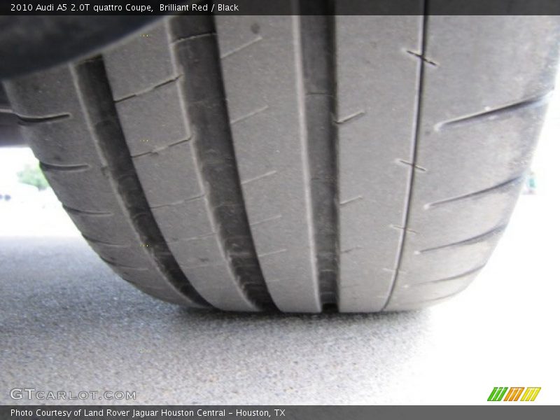Brilliant Red / Black 2010 Audi A5 2.0T quattro Coupe