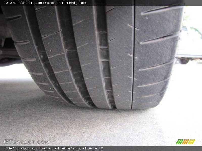 Brilliant Red / Black 2010 Audi A5 2.0T quattro Coupe