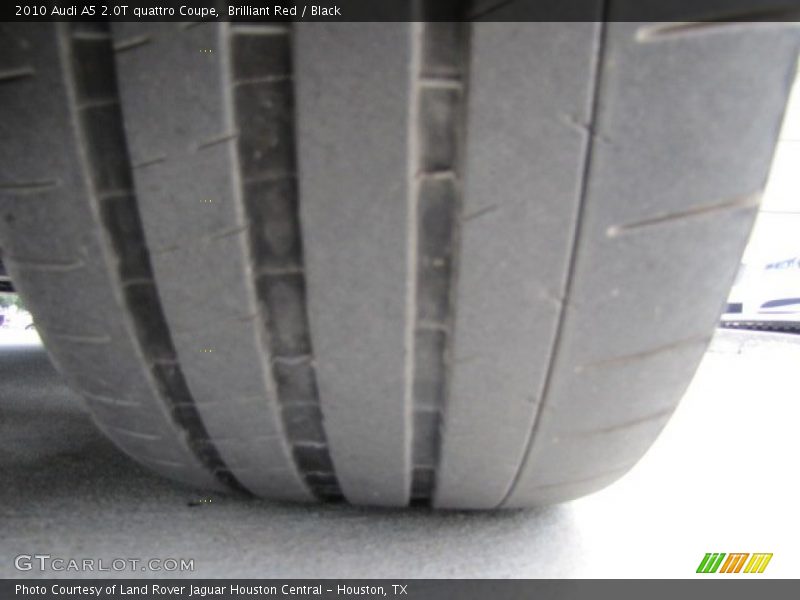 Brilliant Red / Black 2010 Audi A5 2.0T quattro Coupe