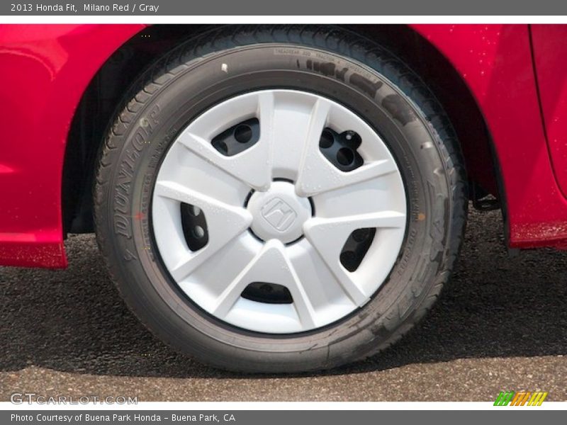 Milano Red / Gray 2013 Honda Fit
