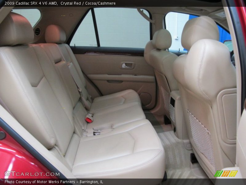 Crystal Red / Cocoa/Cashmere 2009 Cadillac SRX 4 V6 AWD