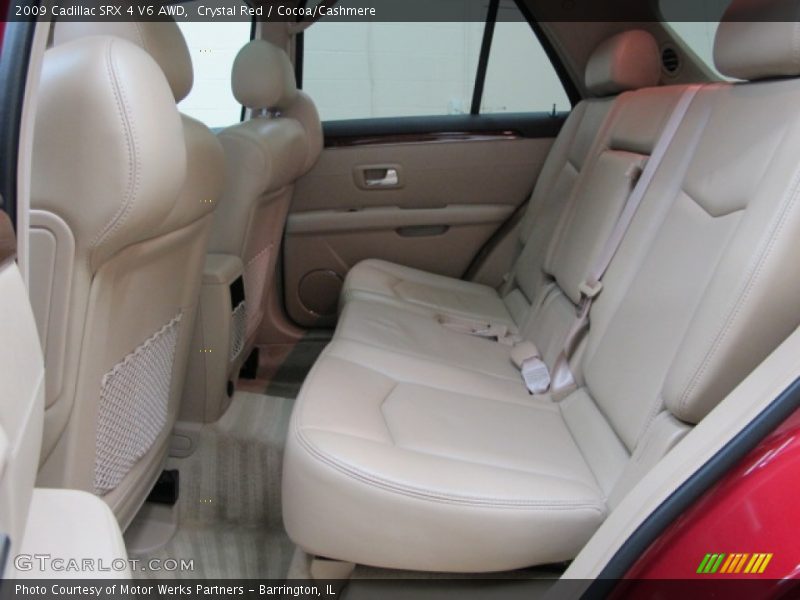Crystal Red / Cocoa/Cashmere 2009 Cadillac SRX 4 V6 AWD