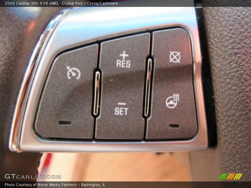 Crystal Red / Cocoa/Cashmere 2009 Cadillac SRX 4 V6 AWD