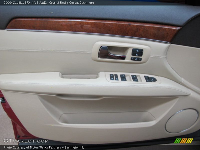 Crystal Red / Cocoa/Cashmere 2009 Cadillac SRX 4 V6 AWD