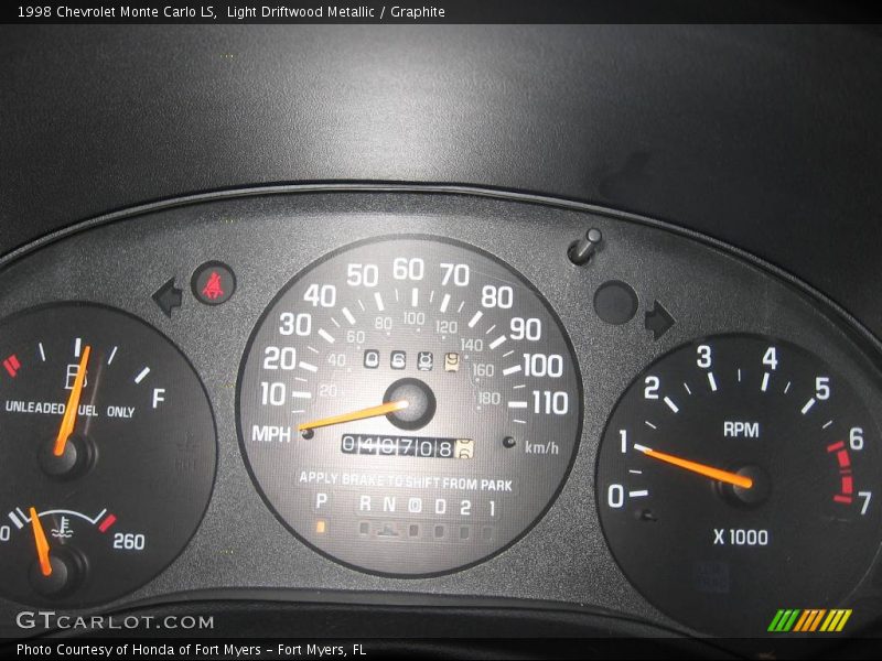 Light Driftwood Metallic / Graphite 1998 Chevrolet Monte Carlo LS