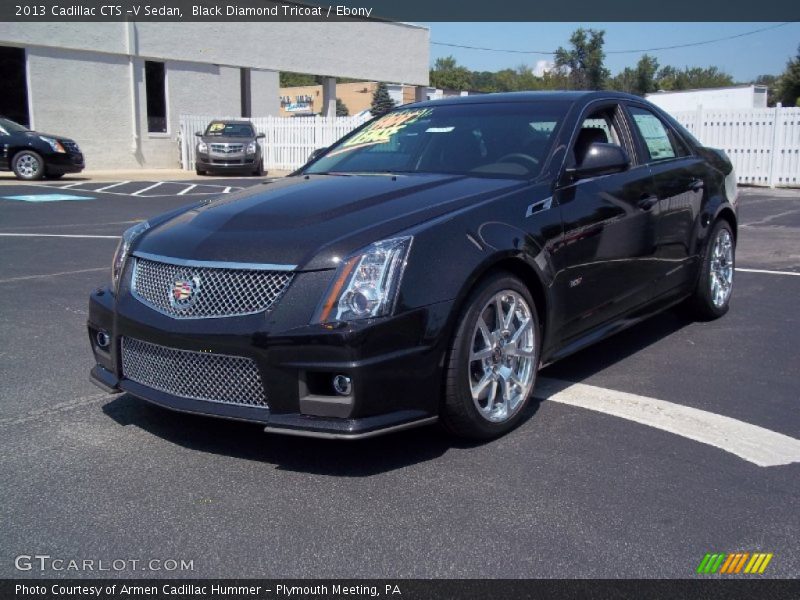 Front 3/4 View of 2013 CTS -V Sedan