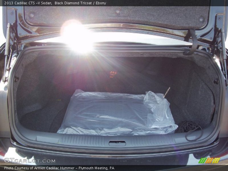 Black Diamond Tricoat / Ebony 2013 Cadillac CTS -V Sedan