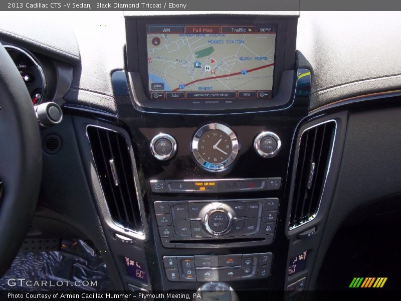 Navigation of 2013 CTS -V Sedan