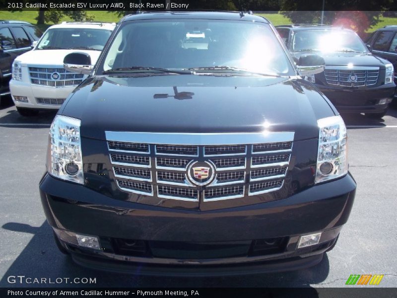 Black Raven / Ebony 2013 Cadillac Escalade ESV Luxury AWD