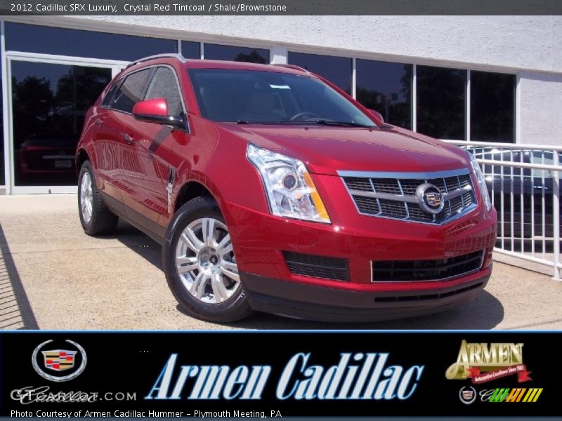 Crystal Red Tintcoat / Shale/Brownstone 2012 Cadillac SRX Luxury