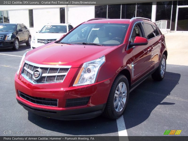 Crystal Red Tintcoat / Shale/Brownstone 2012 Cadillac SRX Luxury