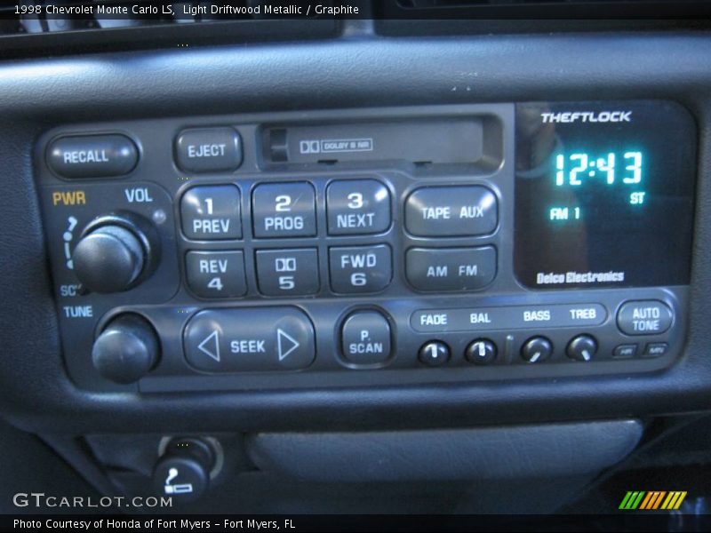 Light Driftwood Metallic / Graphite 1998 Chevrolet Monte Carlo LS