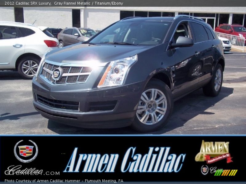 Gray Flannel Metallic / Titanium/Ebony 2012 Cadillac SRX Luxury