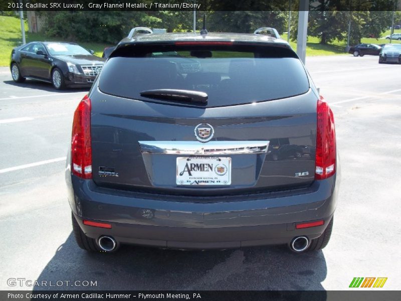 Gray Flannel Metallic / Titanium/Ebony 2012 Cadillac SRX Luxury