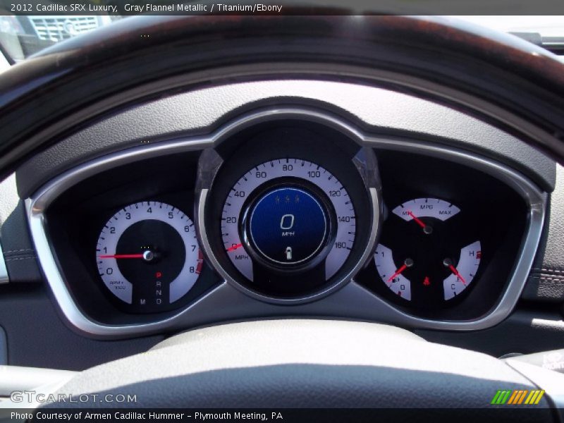 Gray Flannel Metallic / Titanium/Ebony 2012 Cadillac SRX Luxury