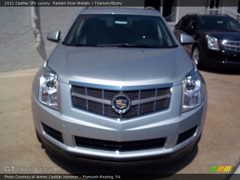 Radiant Silver Metallic / Titanium/Ebony 2012 Cadillac SRX Luxury
