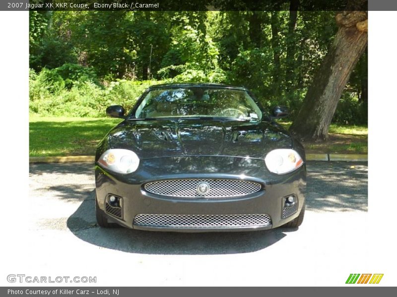 Ebony Black / Caramel 2007 Jaguar XK XKR Coupe