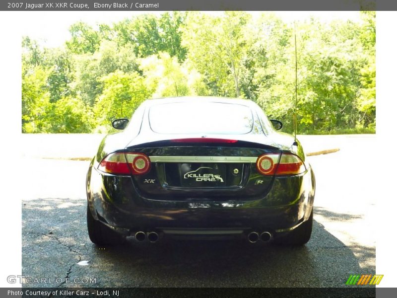 Ebony Black / Caramel 2007 Jaguar XK XKR Coupe