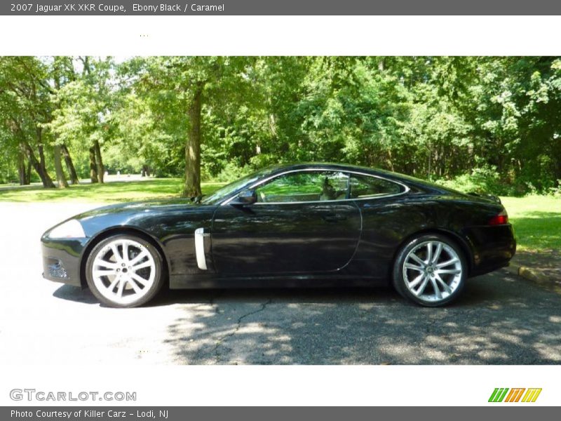 Ebony Black / Caramel 2007 Jaguar XK XKR Coupe