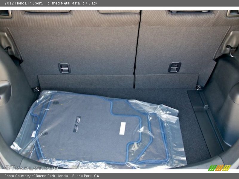 Polished Metal Metallic / Black 2012 Honda Fit Sport