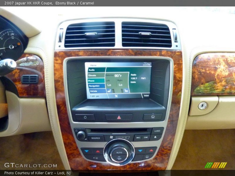 Ebony Black / Caramel 2007 Jaguar XK XKR Coupe