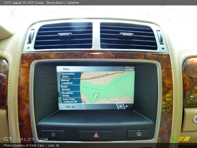 Ebony Black / Caramel 2007 Jaguar XK XKR Coupe