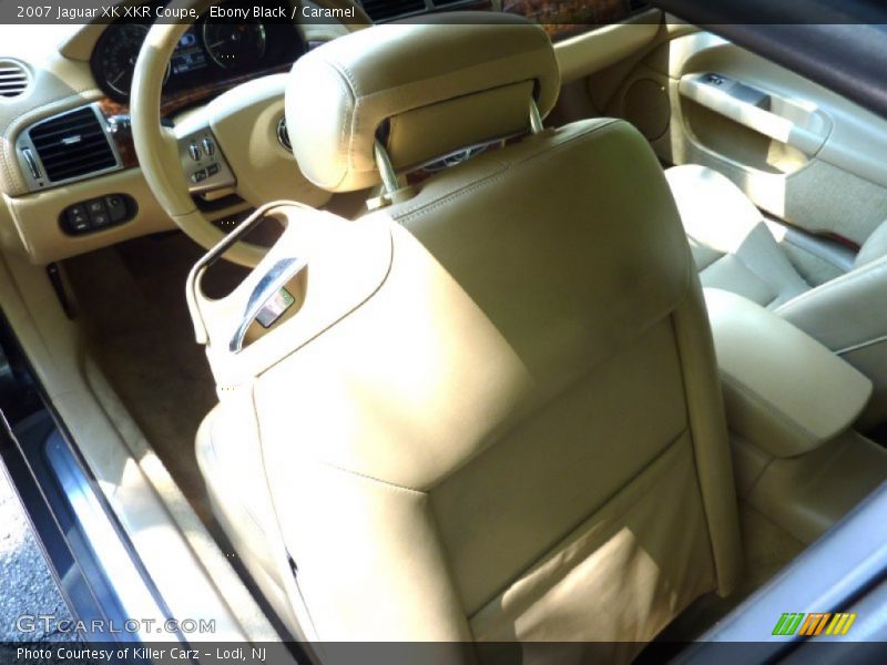 Ebony Black / Caramel 2007 Jaguar XK XKR Coupe