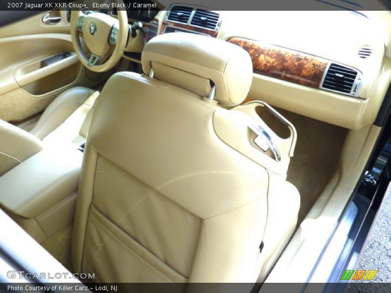 Ebony Black / Caramel 2007 Jaguar XK XKR Coupe