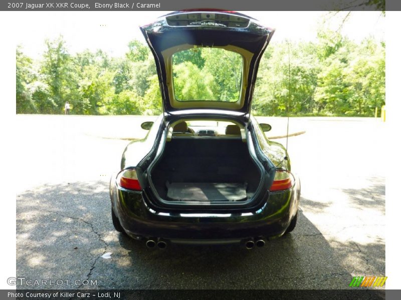 Ebony Black / Caramel 2007 Jaguar XK XKR Coupe