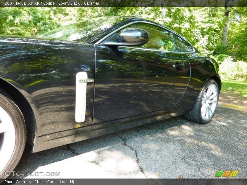 Ebony Black / Caramel 2007 Jaguar XK XKR Coupe