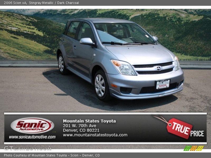 Stingray Metallic / Dark Charcoal 2006 Scion xA