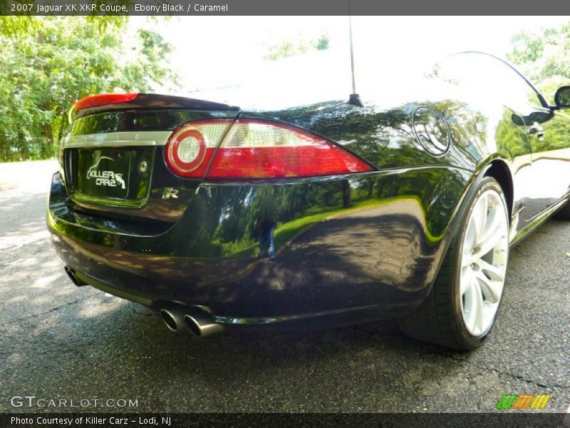 Ebony Black / Caramel 2007 Jaguar XK XKR Coupe