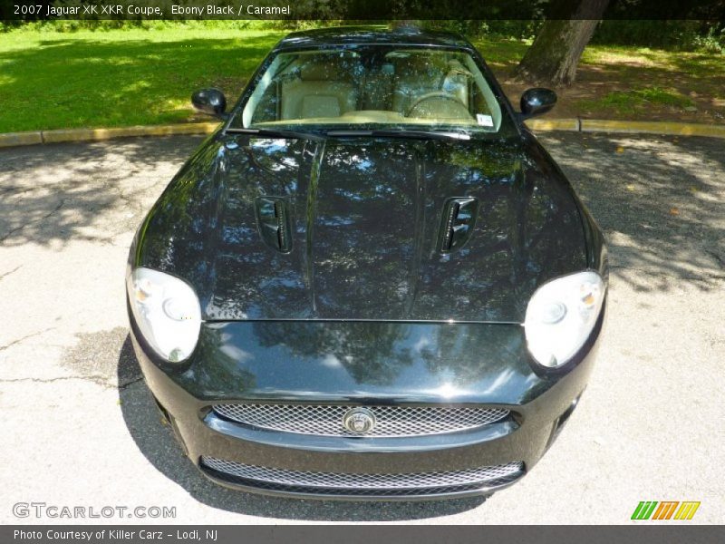 Ebony Black / Caramel 2007 Jaguar XK XKR Coupe