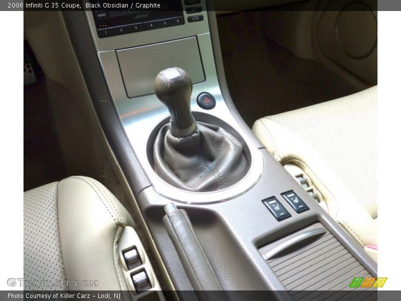 Black Obsidian / Graphite 2006 Infiniti G 35 Coupe