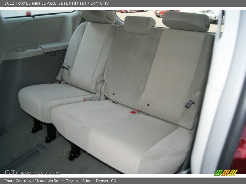 Salsa Red Pearl / Light Gray 2012 Toyota Sienna LE AWD