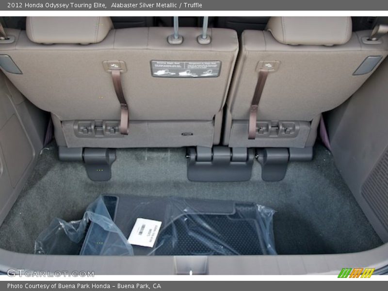  2012 Odyssey Touring Elite Trunk