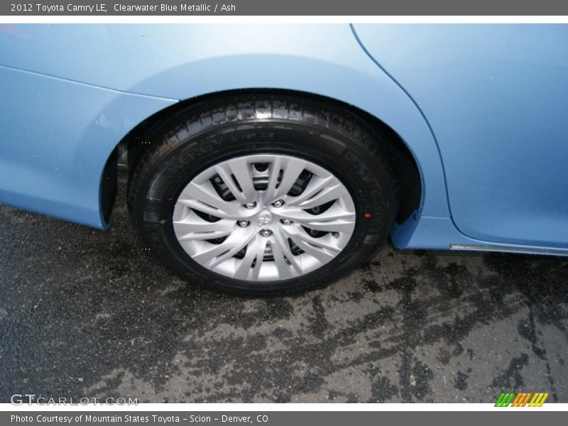 Clearwater Blue Metallic / Ash 2012 Toyota Camry LE