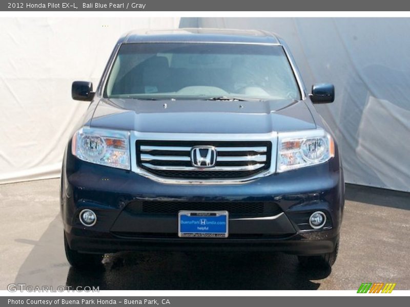 Bali Blue Pearl / Gray 2012 Honda Pilot EX-L