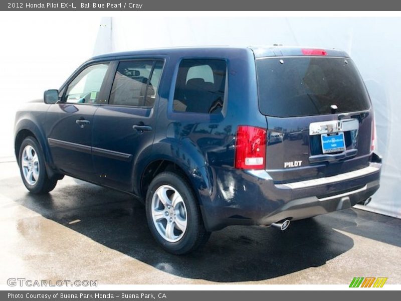 Bali Blue Pearl / Gray 2012 Honda Pilot EX-L