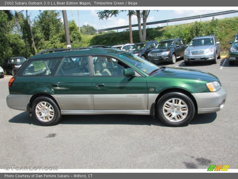  2002 Outback 3.0 L.L.Bean Edition Wagon Timberline Green