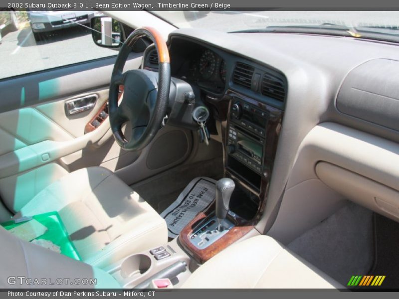 Timberline Green / Beige 2002 Subaru Outback 3.0 L.L.Bean Edition Wagon